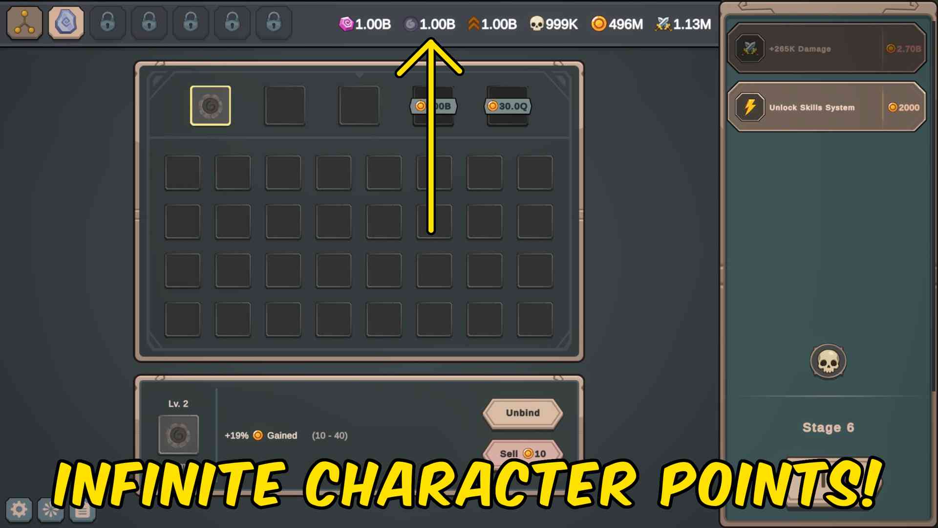 Maktala: Slime Lootfest — Give Character Currency (screenshot 2)